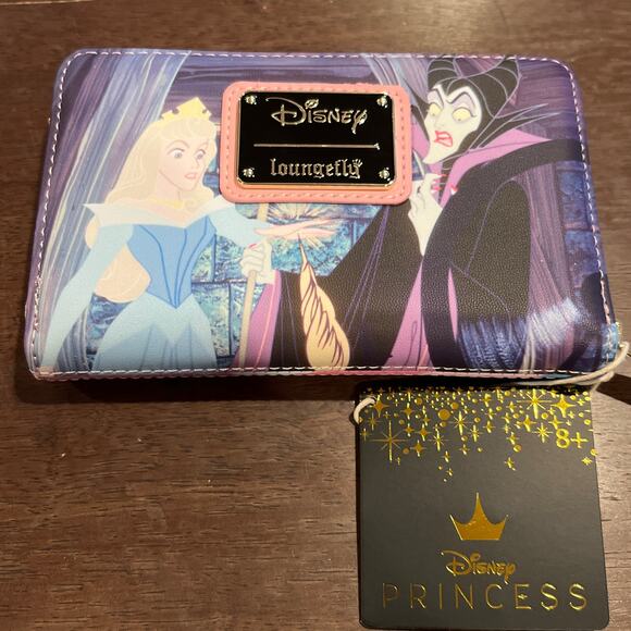 Loungefly Disney Sleeping Beauty Princess Scene Zip Around Wallet - Picture 3 of 8